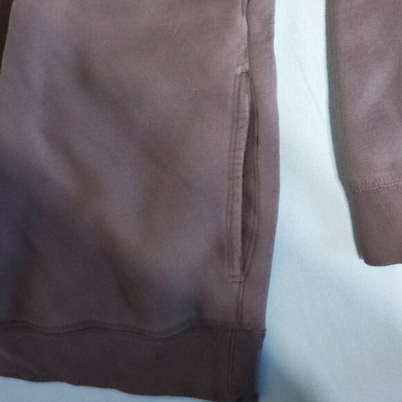 Yamaha Level Wear pull over hoodie thick fleece men's size XL brown loose fit - Picture 8 of 10